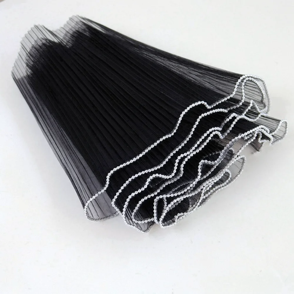 Papercraft Supply Ribbon - ผ้าก๊อซลายคลื่นสีมุกนุ่ม สำหรับห่อดอกไม้ ตกแต่งเค้ก บรรจุภัณฑ์ของขวัญ อุปกรณ์งานฝีมือ DIY