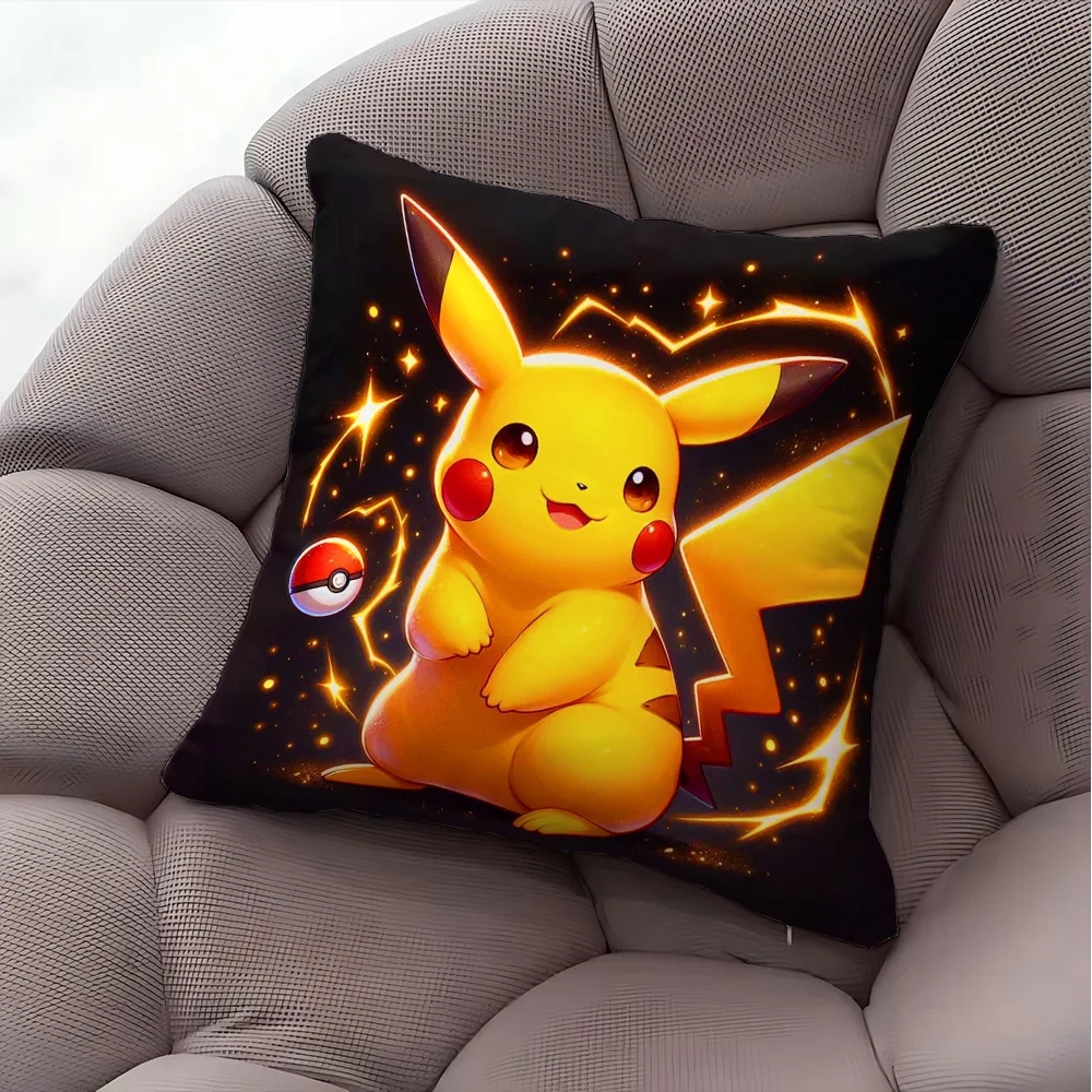 Kawaii Pokepokes Pillow Covers Decorative Cushions Sofa Home Decor Items Cushion Cover Pillowcases for Pillows Decoration Room