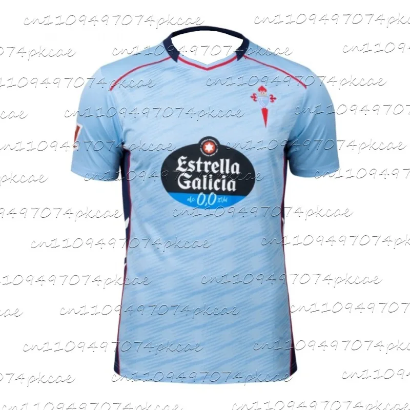 Venta caliente Unisex Celta Vigo 25/26 camiseta de fútbol local de inspiración retro verano transpirable camiseta de secado rápido para partido y uso diario