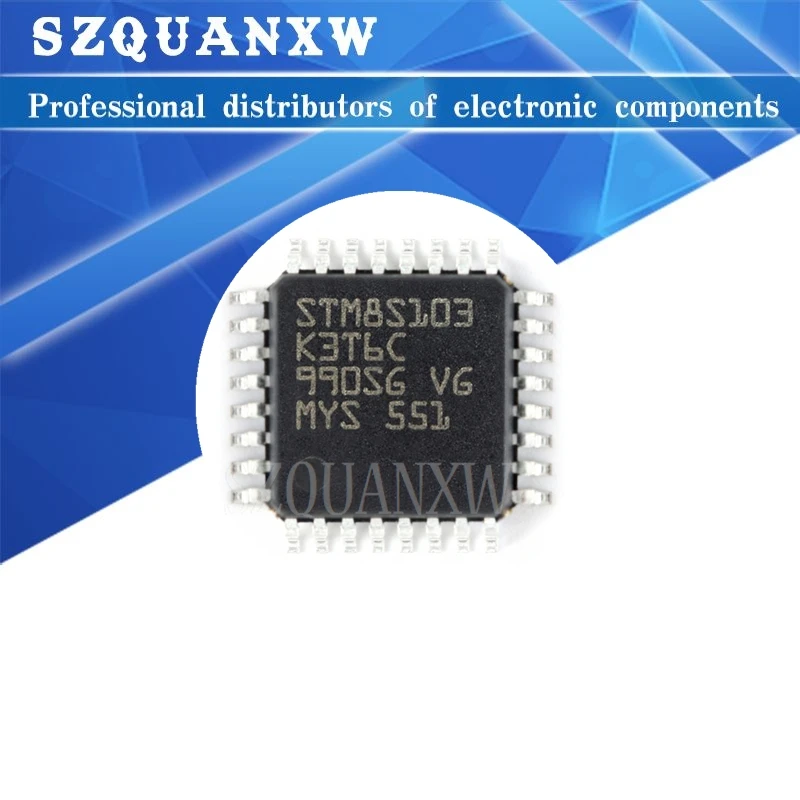 5PCS STM8S103K3T6C STM8S103F3P6 STM8S003F3P6 STM8S003K3T6C STM8S003F3U6 N76E003AT20 MCU
