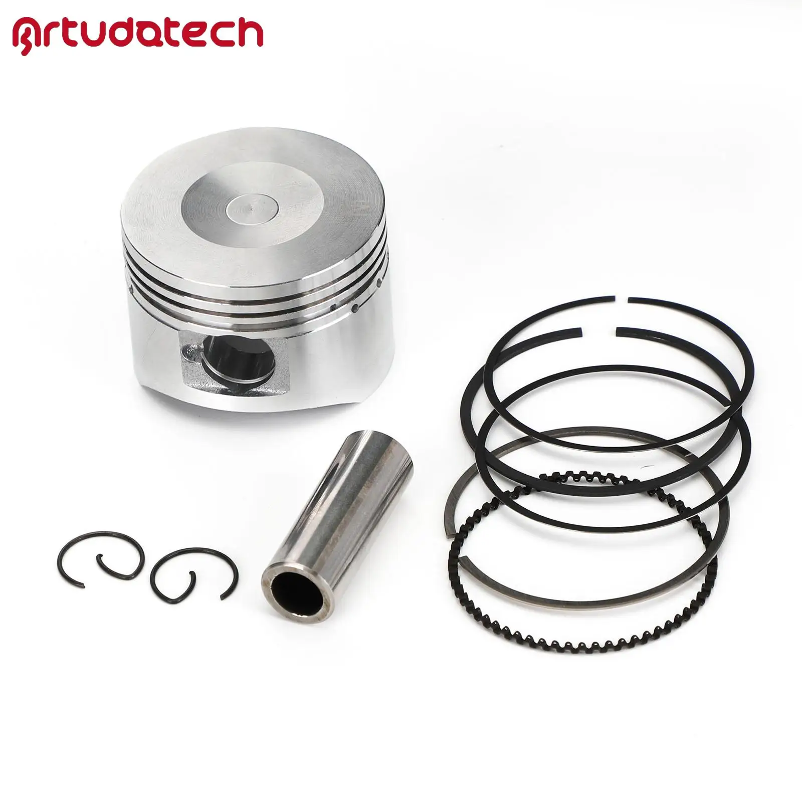 Kit de pistón Artudatech 0.50MM O/S 52.90mm compatible con Yamaha Axis YA90 1990-1997 Jog CY90 1991-1997