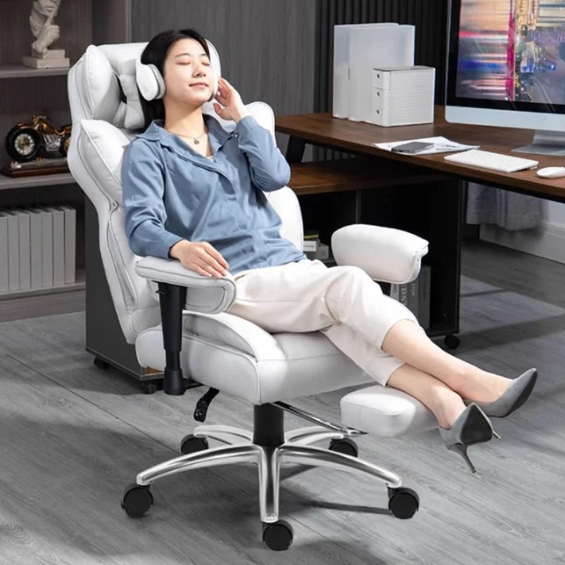 Recliner Executive Office Chair Computer Rotating Comfy Armchair Office Chair Ergonomic Designer Silla De Oficina home furniture