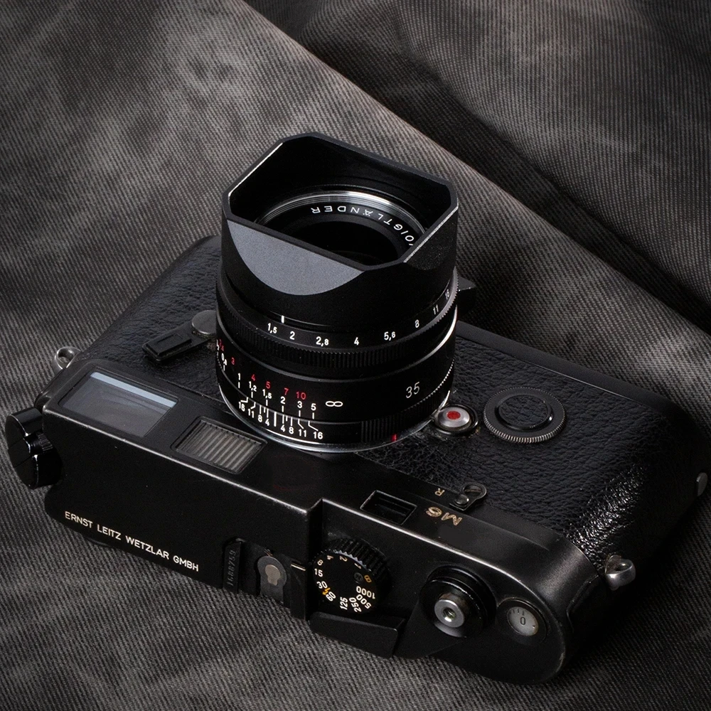 Parasol de lente de Metal cuad - Lens Cap Vintage reseña y precio