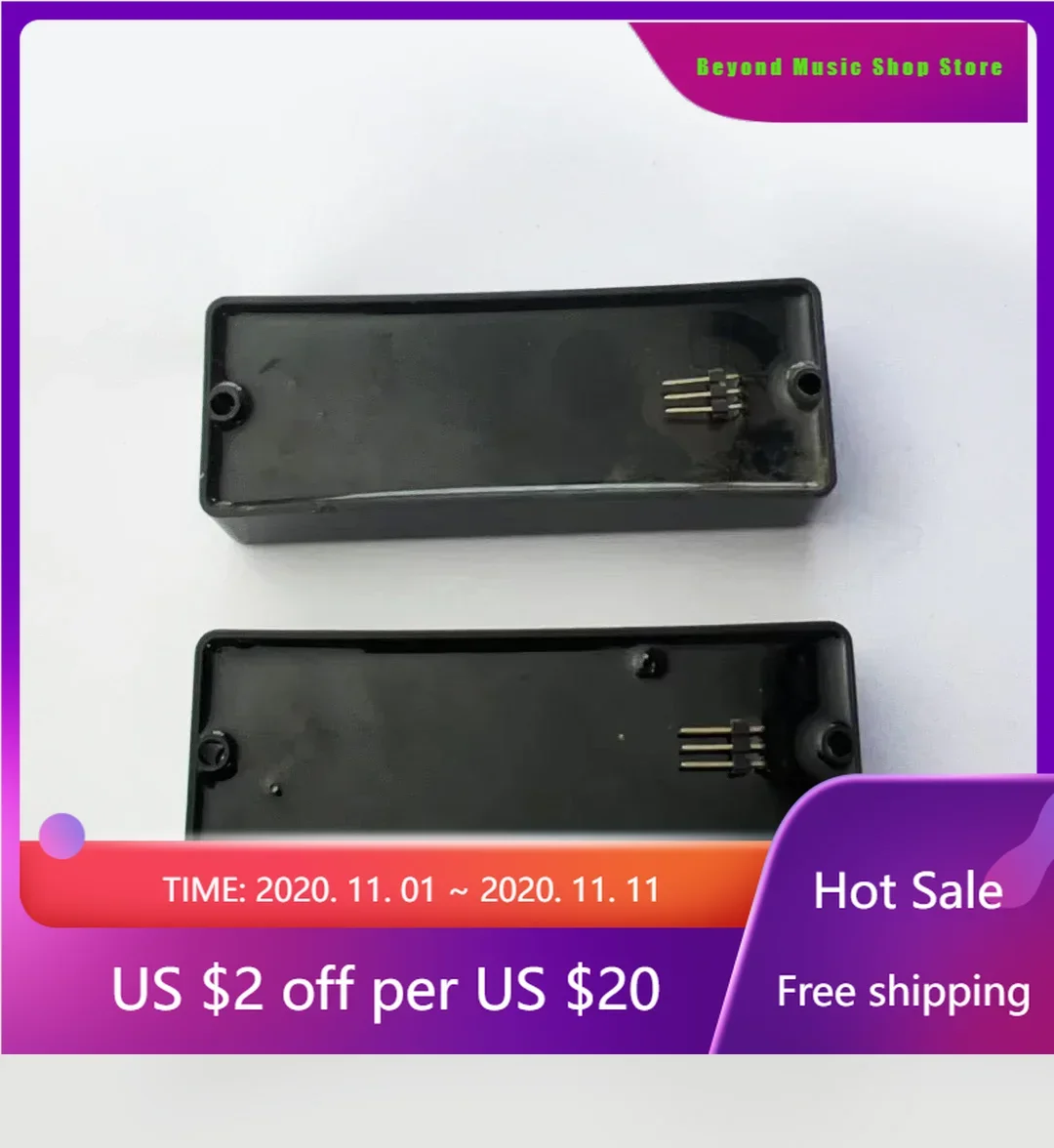 

Beyond Music Shop Store--Set of 2-hole black 5-string sealed active humbucking pickups