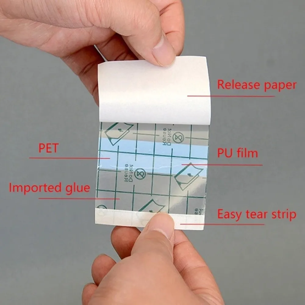 Transparent Self-Adhesive Tape PU Film Waterproof Tattoo Aftercare Bandage Protective Stretch Finger Protector