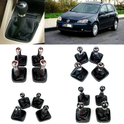 5 / 6 Speed Manual Stick Gear Stick Shift Knob With PU Leather Boot For VW Golf 5  2004 2005 Golf Plus 2004 2005 2006 2007 2008