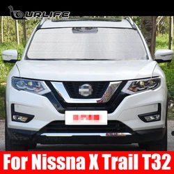 Per nissan X Trail T32 2017 2018 a 2022 parabrezza per finestrino dell'auto parasole anteriore protezione UV riflettore parasole parasole argento