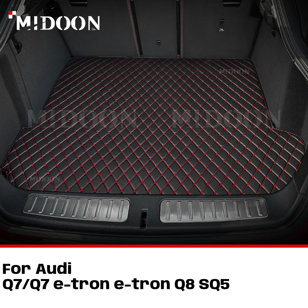 

For Audi Q7、Q7 e-tron、e-tron、Q8、SQ5 Custom Car Trunk Mat Anti-dirty Pad Protective Pad Cargo Liner Auto Interior Accessories
