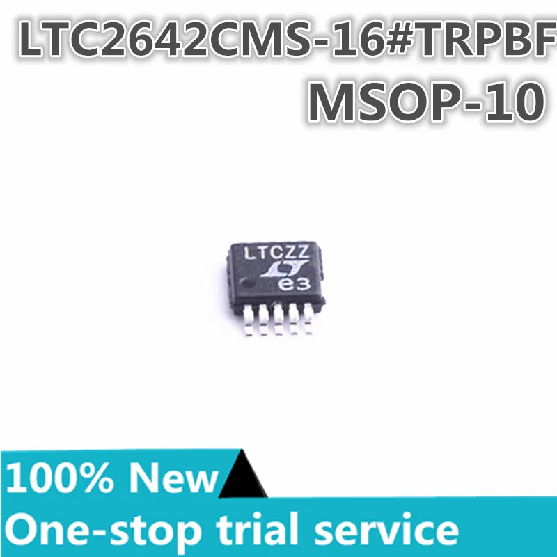 2-20pcs %New stock LTC2642IMS-16#TRPBF marking LTCZZ MSOP10  LTC2642CMS-16 digital to analog converter IC chip