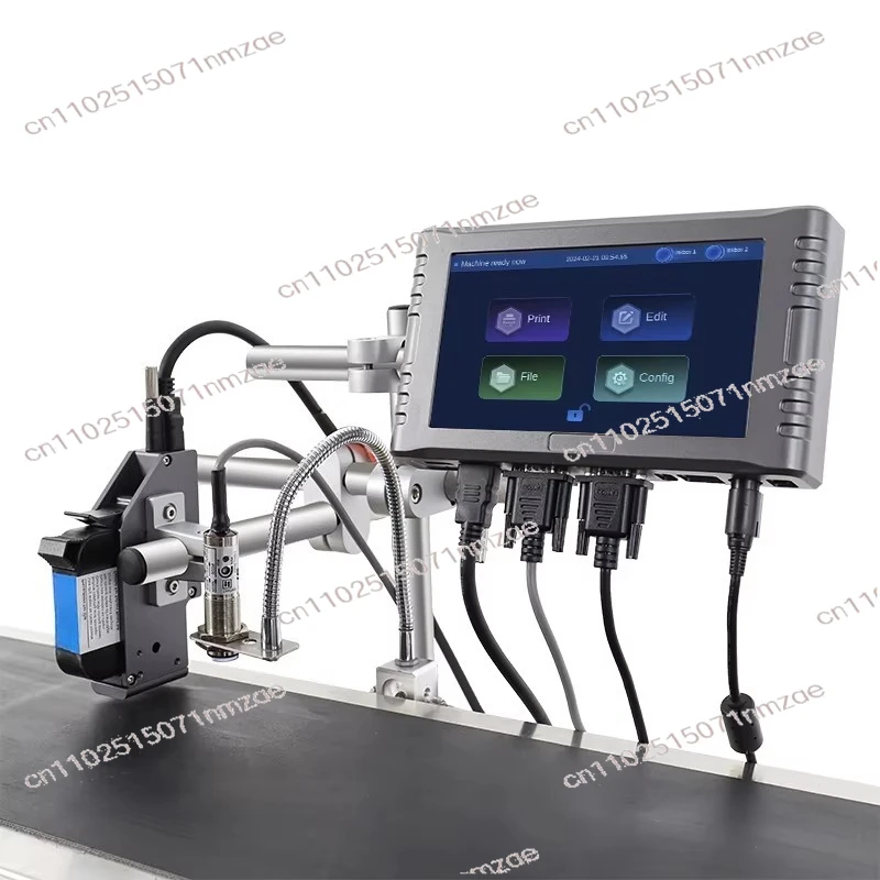 Online Inkjet Coding Machine Assembly Line Automatic Production Date Shelf Life Label Marking Machine Multilingual