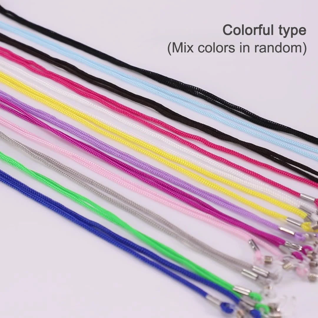 120pcs Black nylon eyeglasses cord spectacle sunglasses eyewear chain reading glasses holder GC-B
