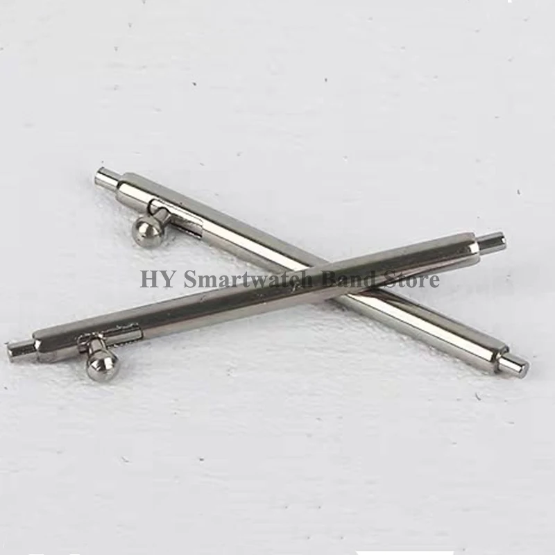 20pcs 1.5mm 1.8mm Thickness Spring Bars Quick Release Watch Band Spring Bar Metal Spring Link Pins 12/14/15/16/18/20/22/23/24mm