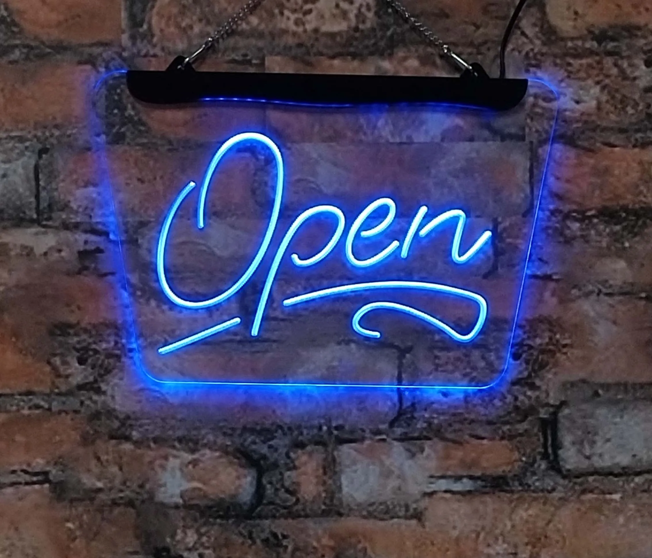 Open coffee shop and bar LED neon sign home decoration indoor illuminated wall art pink 30*40 for room milk tea shop party gifts