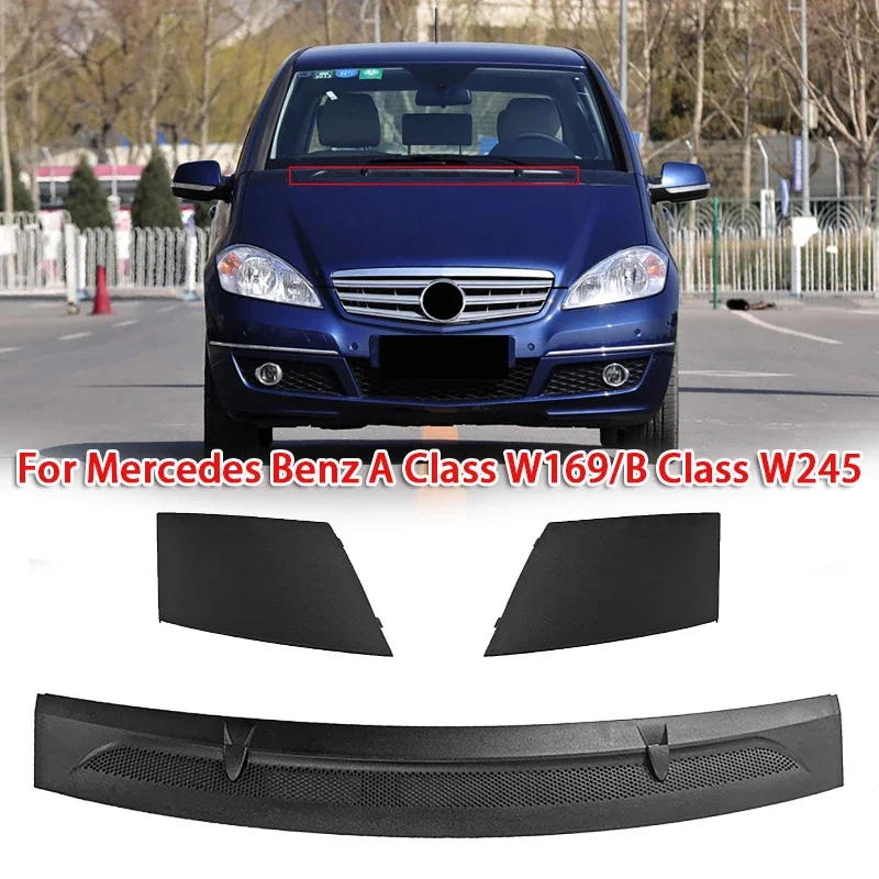 

Car Front Water Drain Cover Kit for Mercedes Benz A Class W169/B Class W245