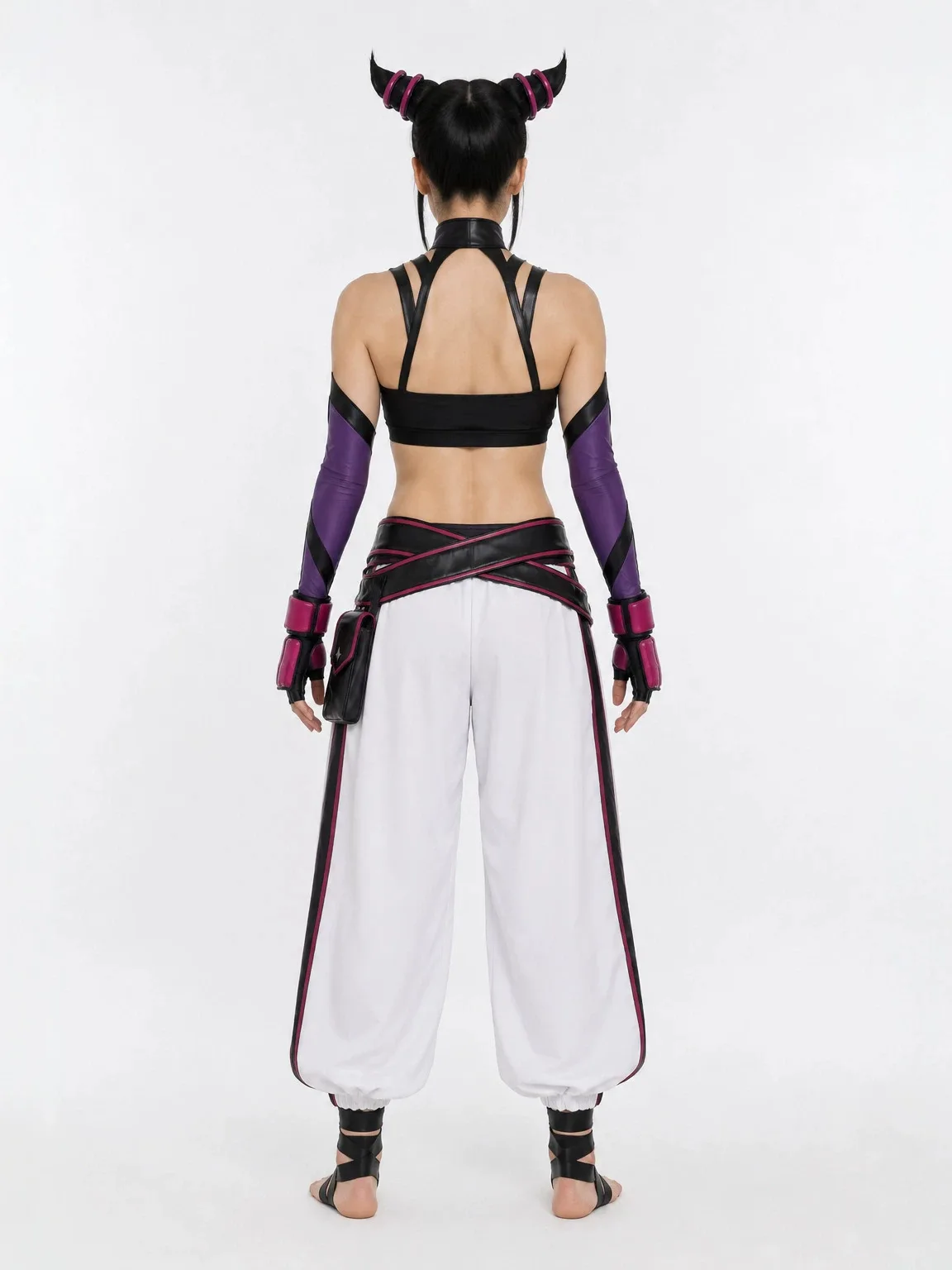 Juri Han Cosplay Costume Full Set for Street Fighter, Game Character Women Cosplay Outfit for Comic Exhibition Role‑Play view 6