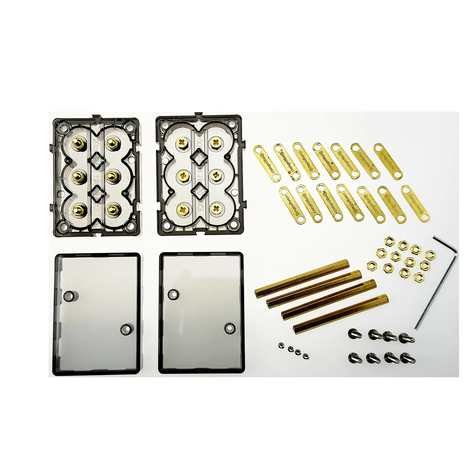 2S4P 1S8P 4S2P Transparent Spliceable 21700/18650 Battery Box Spot Welding Free DIY Energy Storage Bracket