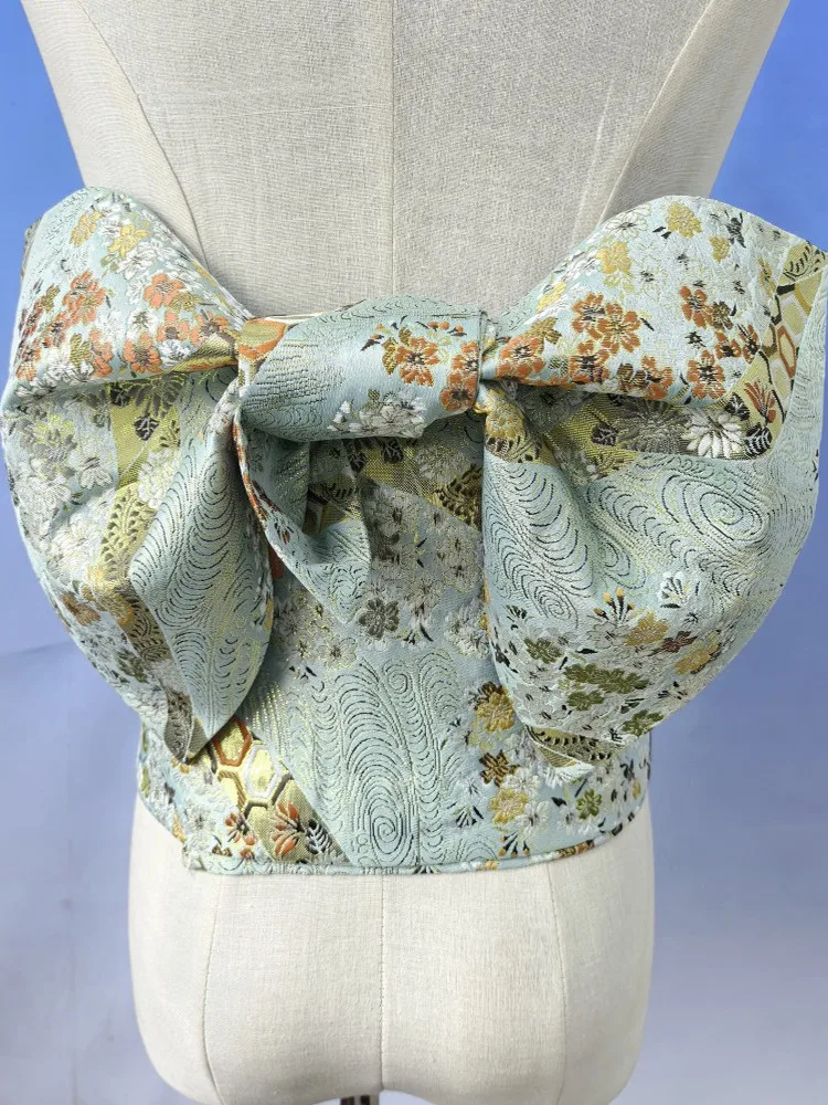 

Японский пояс-кушак для кимоно, 3D-формирующий, из шелка и полиэстера, для фотосессий