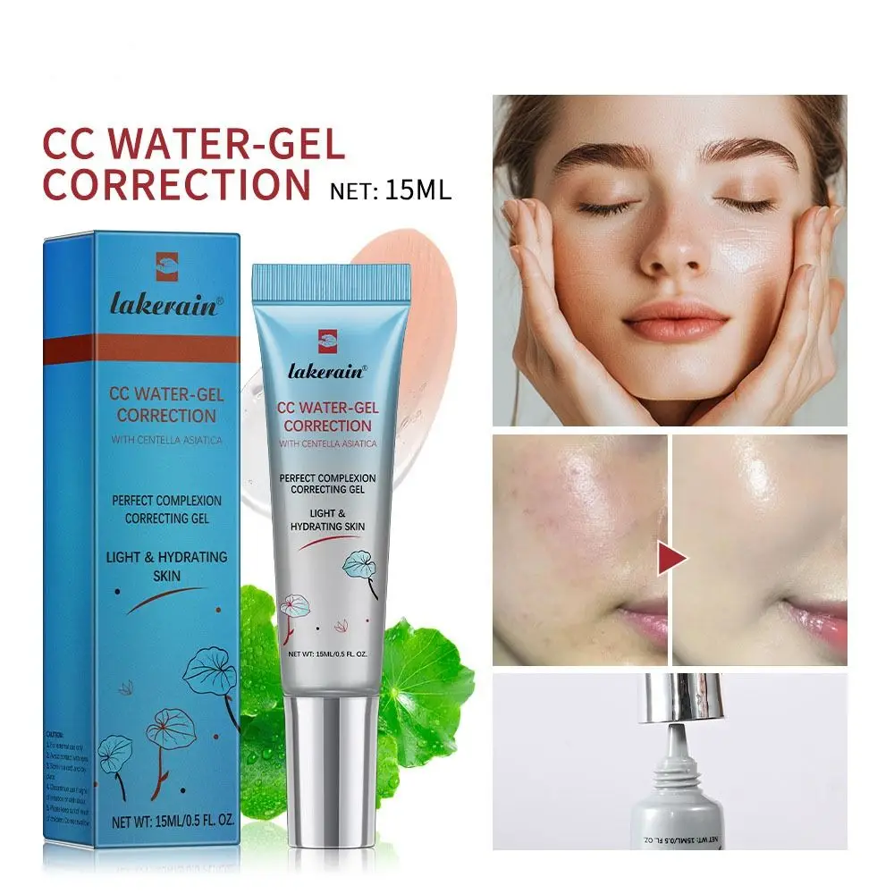 New Waterproof Centella CC Cream Long-lasting Hydrating Red Correction Cream Moisturizing Makeup Foundation Cream