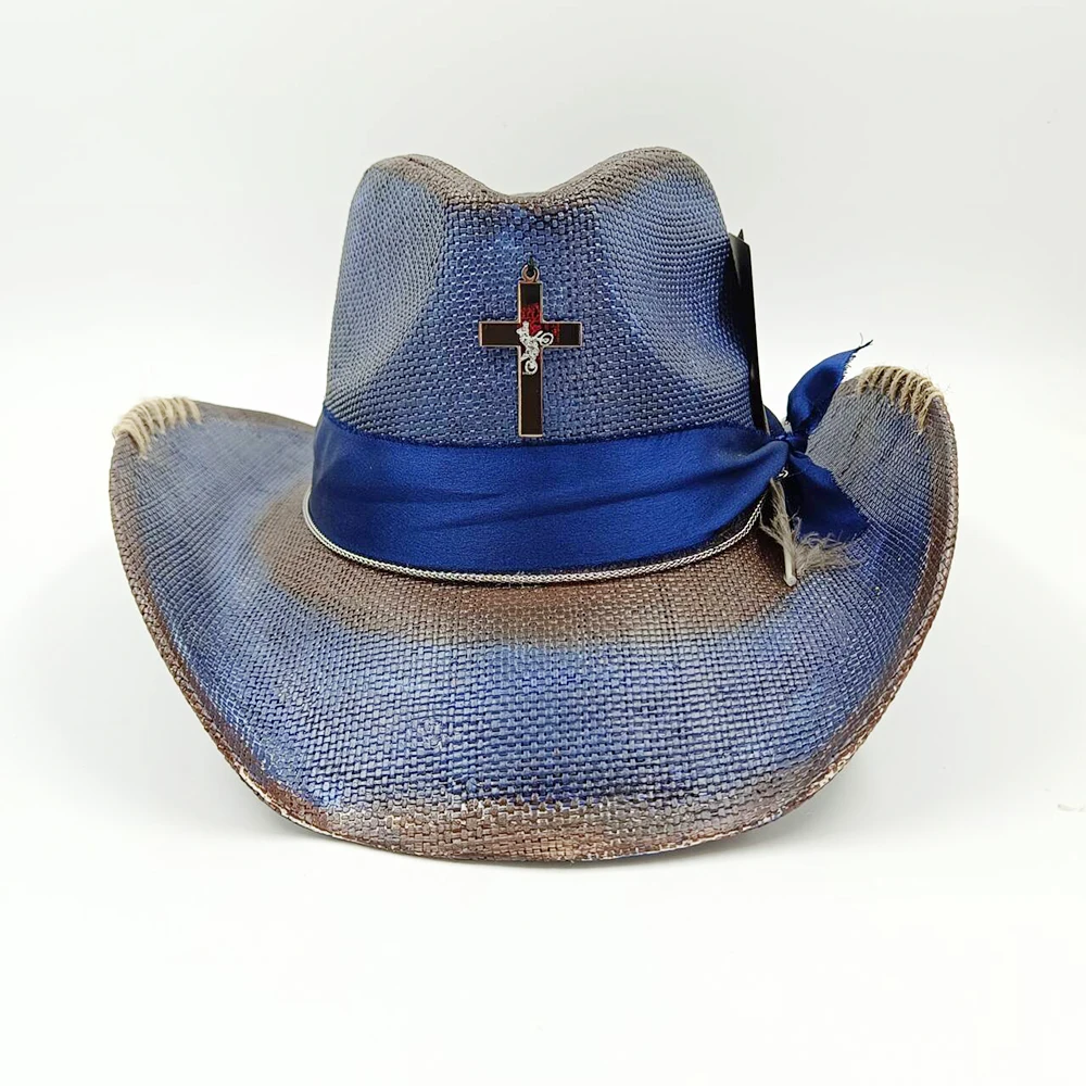 Western summer cowboy hat stra - Paper Straw Color review and price