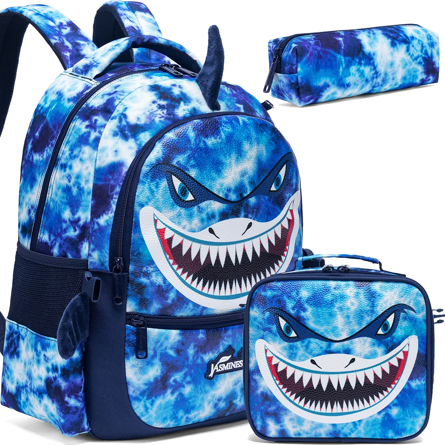 

3PCS Kids Backpacks for Boys School Bag Backpacks Ages 8-10 with Lunch Box Pencil Case Bookbag