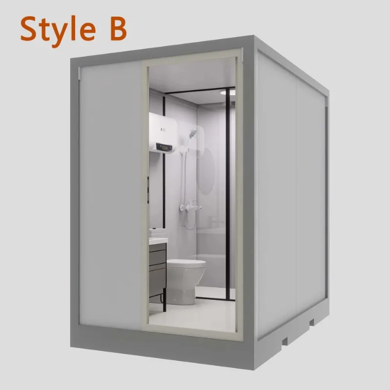 European Standard Prefabricated Integrated Modular Bathroom Portable Toilet Separate Shower Unit Prefab Bathroom