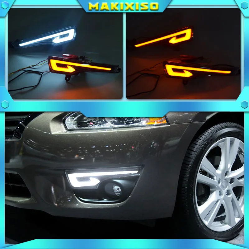 

For Nissan Teana Altima 2013-2016 LED DRL Daytime Running Light Fog Lamp 12V Car Running Lights