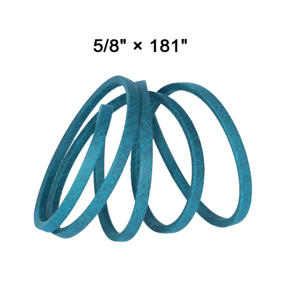 Compatible Mower Drive Belt Gear Deck Belt 5 8 181 Size Aramid Material Excellent Traction Optimal Functionality