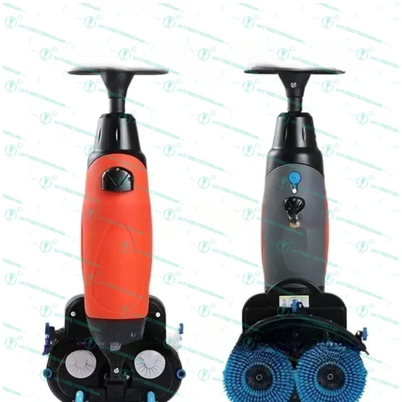 Small Hand-push Double-brush Mini Washing Machine Commercial Washing and Towing Suction Three-in-one Mopping Machine