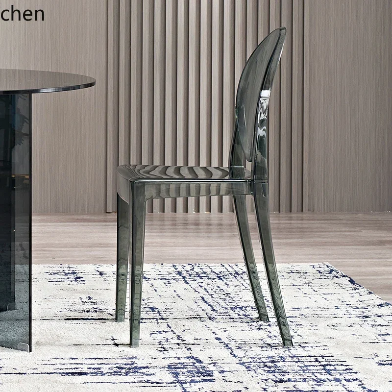Makeup Chair Vanity Stool Transparent Casual Simple Modern Light Luxury Dining Chair