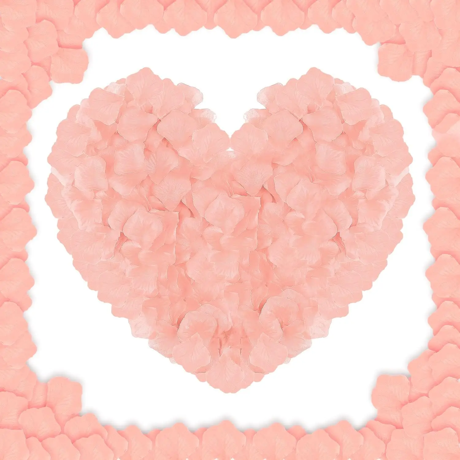 

1000pcs Artificial Flowers Petals, Separated Faux Rose Petals, Fake Flowers Decorations for Wedding, Bridal Shower, Valentines