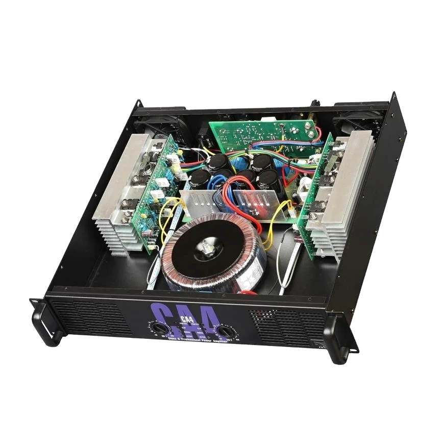 CA4 Professional Sound Amplifier High Power Amplifier for DJ Subwoofer Speakers Wedding KTV Home Use