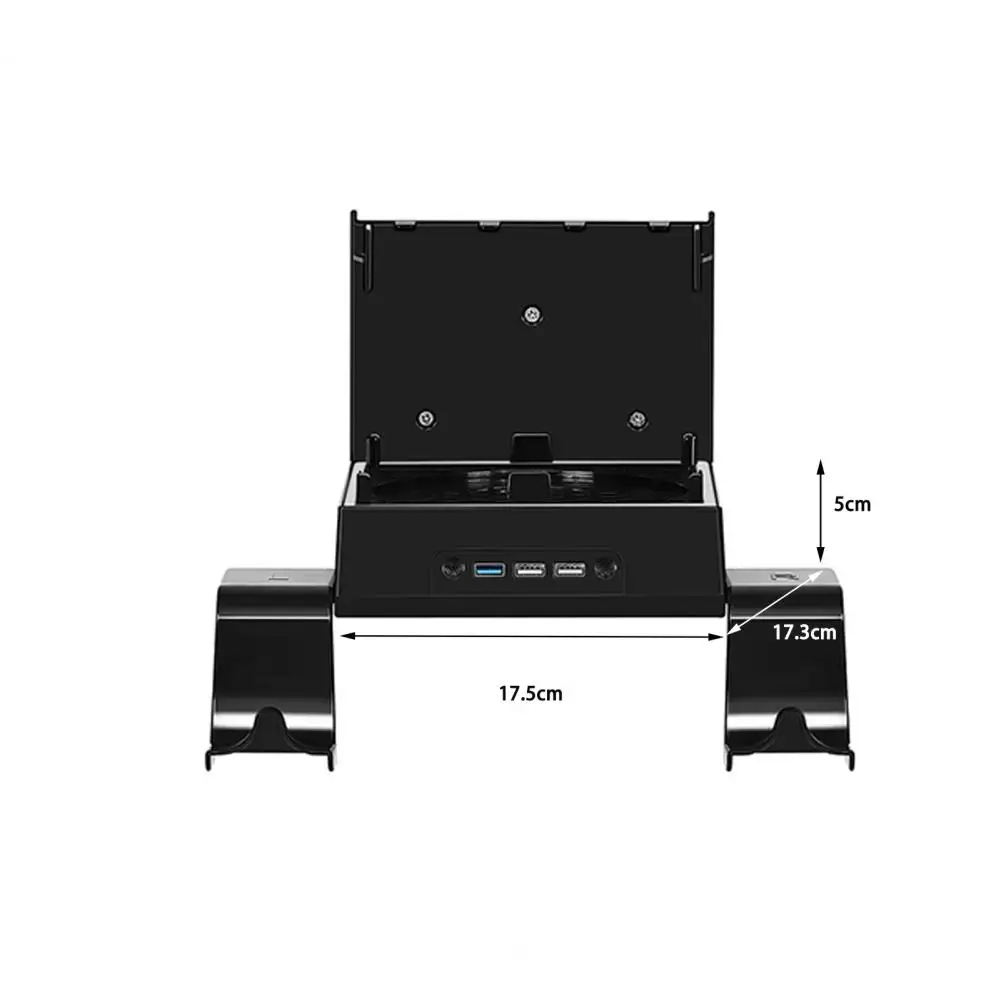 

Cooling Fan Stand Professional Headphone Hanger Touch Holder Cooling Fan Base 2.4A Cooling Fan Base
