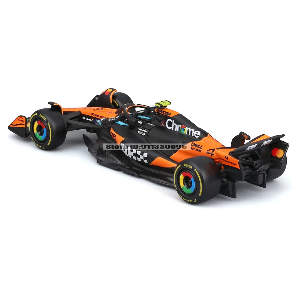 Bburago 1:43 2025 F1 ماكلارين MCL39 SF25 W16 RB21 A525 # 4 لاندو نوريس # 81 لعبة نموذج سيارة أوسكار بيستري مصنوعة من خليط معدني قابلة للتجميع #3
