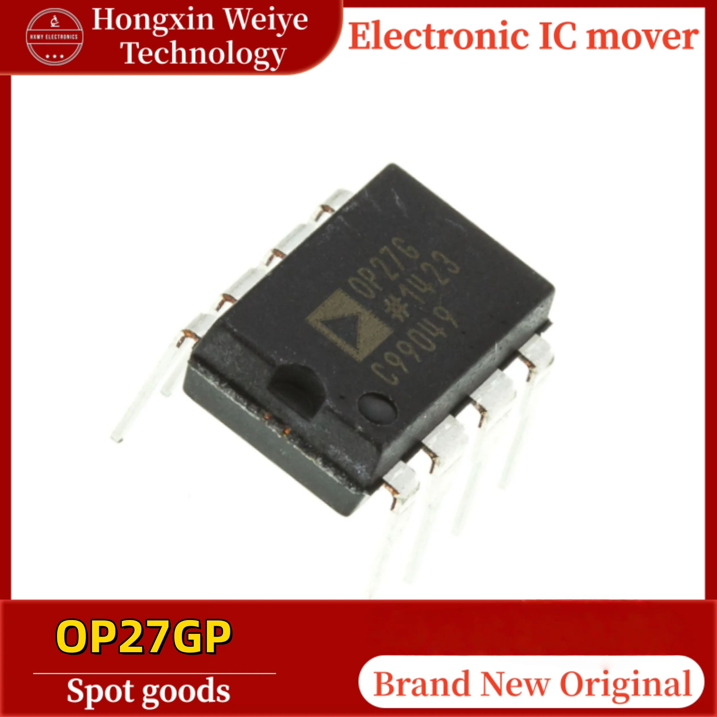 

5/10 PCS OP27GP OP27 PDIP-8 Operational Amplifier 44V 8MHz Brand New In Stock Fast Shipping