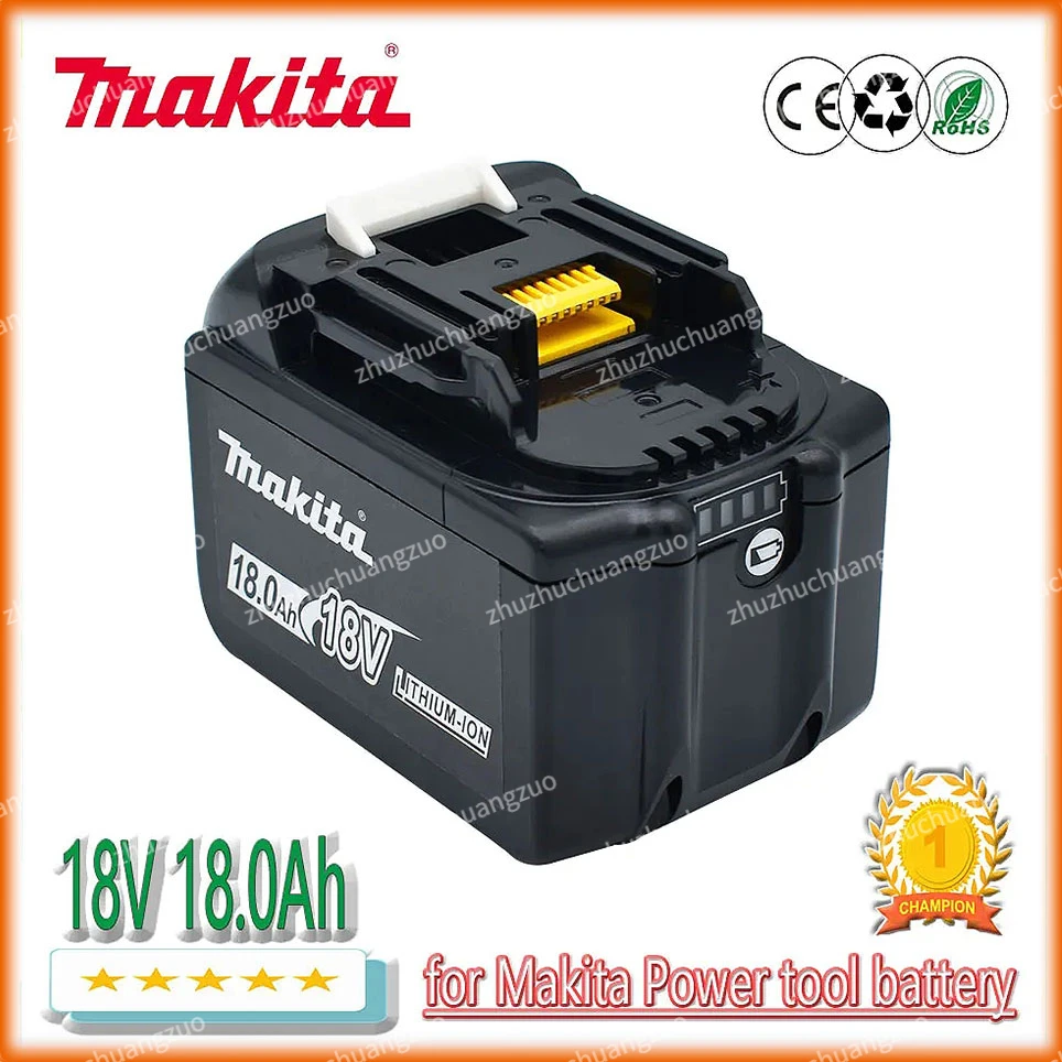 100% Makita Replacement 18V 18.0Ah Battery For BL1830 BL1830B BL1840 BL1840B BL1850 BL1850B rechargeable battery LED indicateur