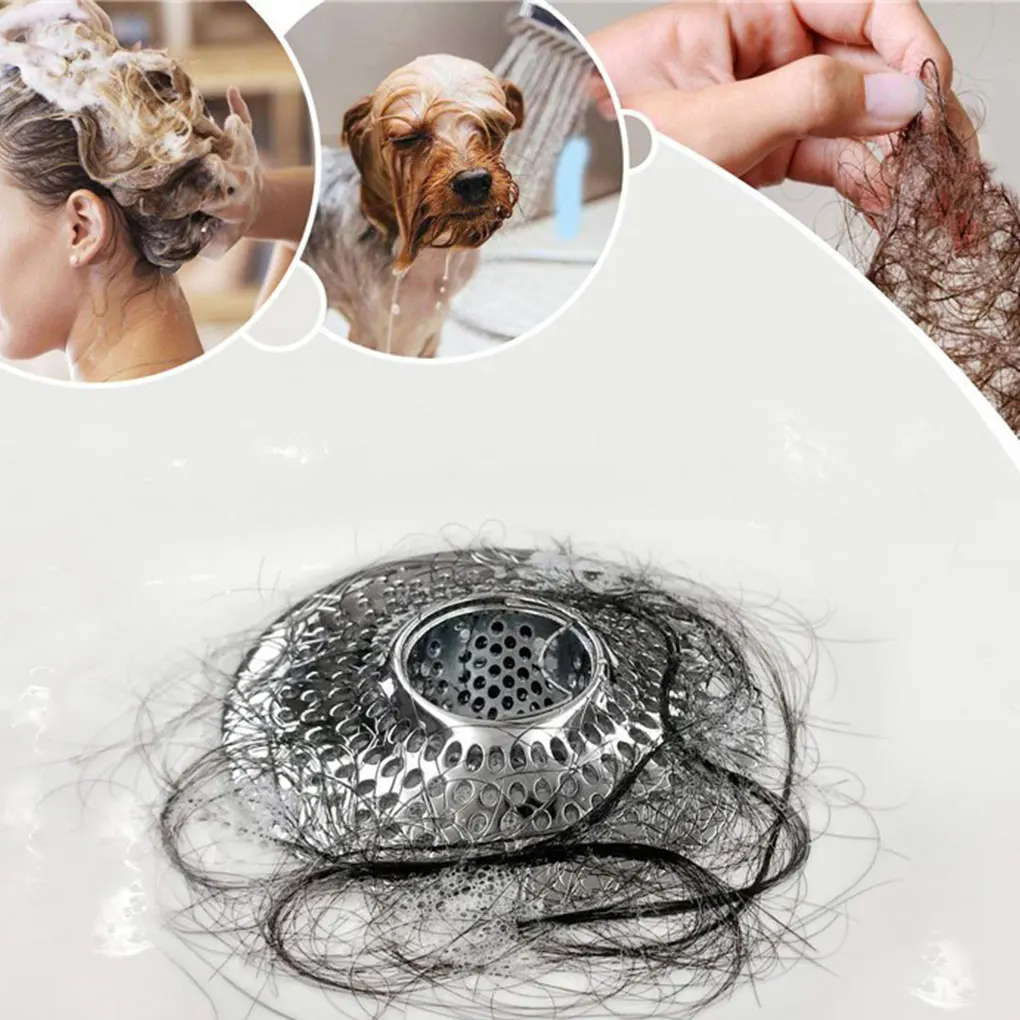 Easy To Clean Shower Drain Hair Protector Sturdy And Durable Multi-functional Easy To Install Modern