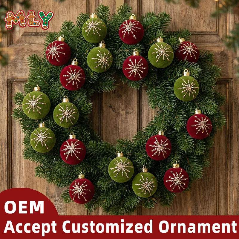 

Наборы для рождественского декора MLY: идеи для украшения золотыми элементами, украшения для елки, сада, дома, зеленые, самодельные, бархатные, для семьи.