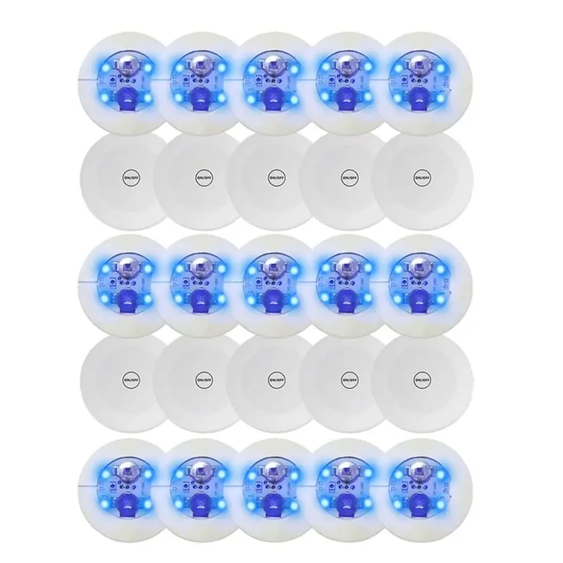 AAAN-LED Bottle Light 25Pcs LED Coaster Light Up Coasters Glorifier LED Stickers For Drinks