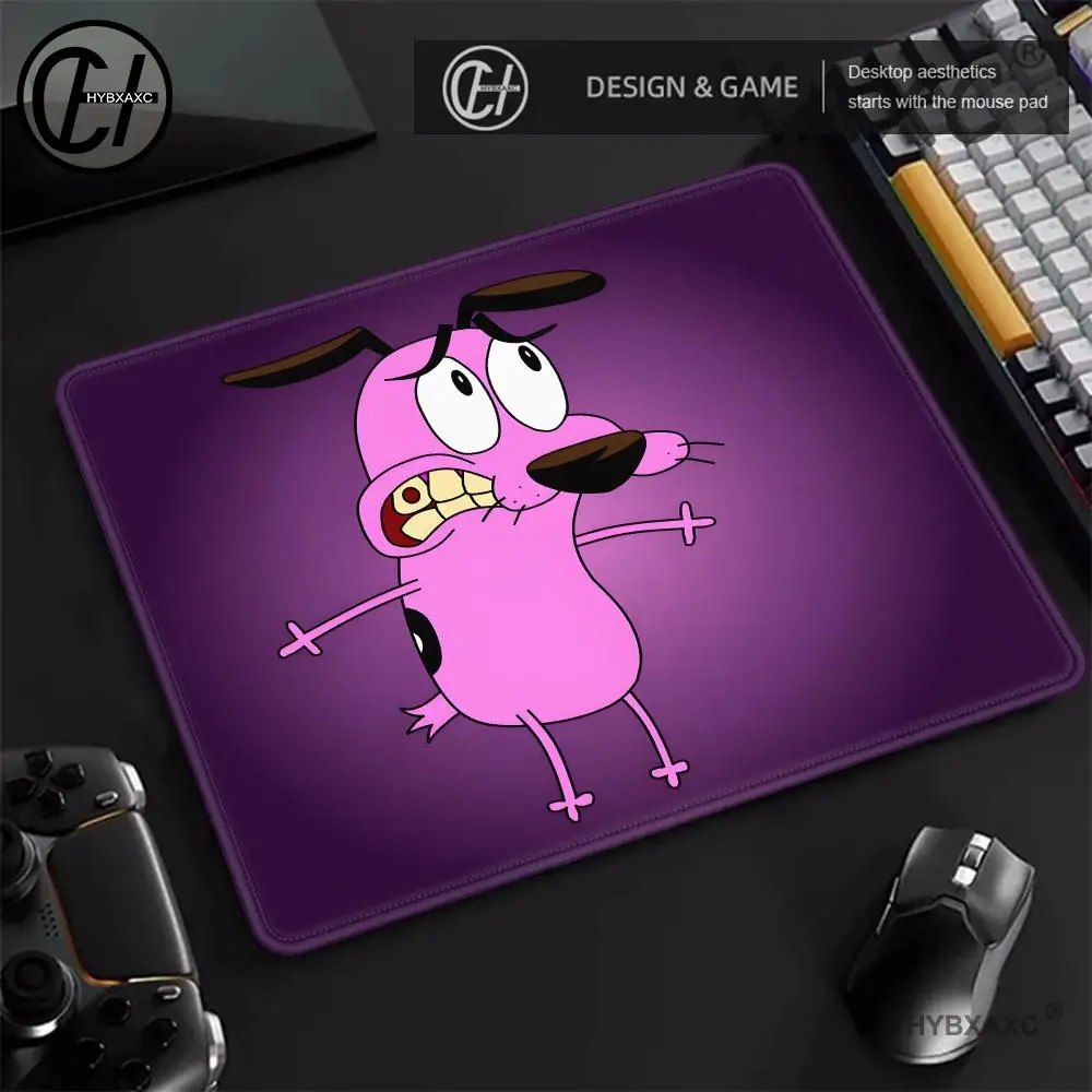 Cute C-Courage the C-Cowardly D-Dog Mouse Pad Non-slip Rubber Gamer Balance Computer Mat Small Decoracion Deskmat Laptop Office