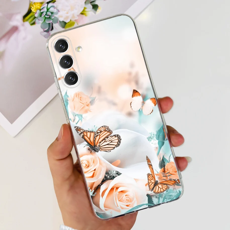 For Samsung Galaxy A24 Case 2023 Soft Silicone Back Cover Fashion Painted Phone Case For Samsung A24 4G Funda GalaxyA24 A 24 Bag