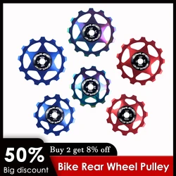 Bicycle Wheel Chain Rear Derailleur Alloy Sealed Bearings Pulleys Guide Roller 11T 13T Road Bike & Mountain Bike Accessories