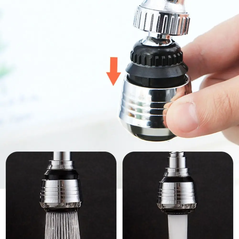 

360° Rotate Kitchen Faucet Nozzle Flexible Splash Proof Bathroom Faucet Aerator Universal Household Washbasin Accessories