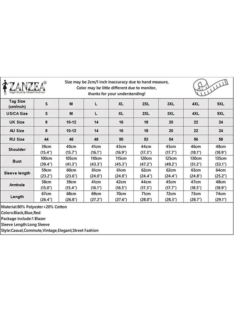 2025 ZANZEA Fashion Musim Gugur Blazer Kotak-Kotak Wanita Lengan Panjang Setelan Kasual Longgar Elegan Mantel Kantor Wanita Musim Dingin Kancing Luaran