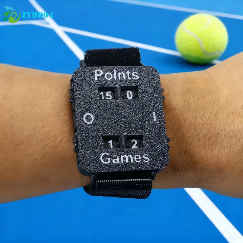 ●Portable Cricket/Tennis/Padel Scorer Wristband Instant Score Tracker No Memory Loss Suitable For Coaches, Referees, Players