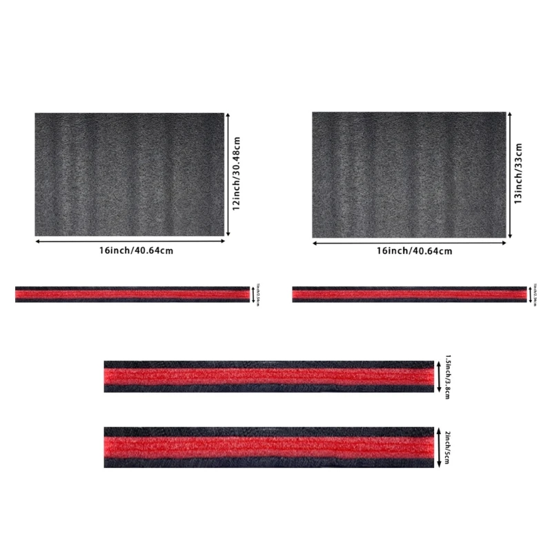 2Pcs Polyurethane Foam Padding Multiple Size High Shockproof Sheets For Secure Item C7AC