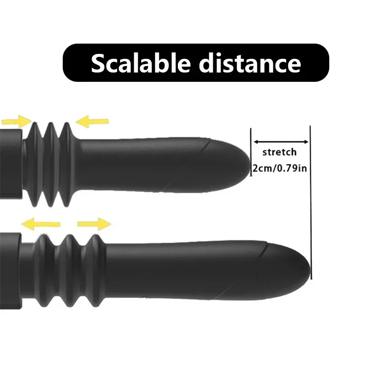 USB Wireless Charging Portable Mini Telescopic Linear Actuator Reciprocating Electric DIY Toy Massage Vibrator Electric Tool