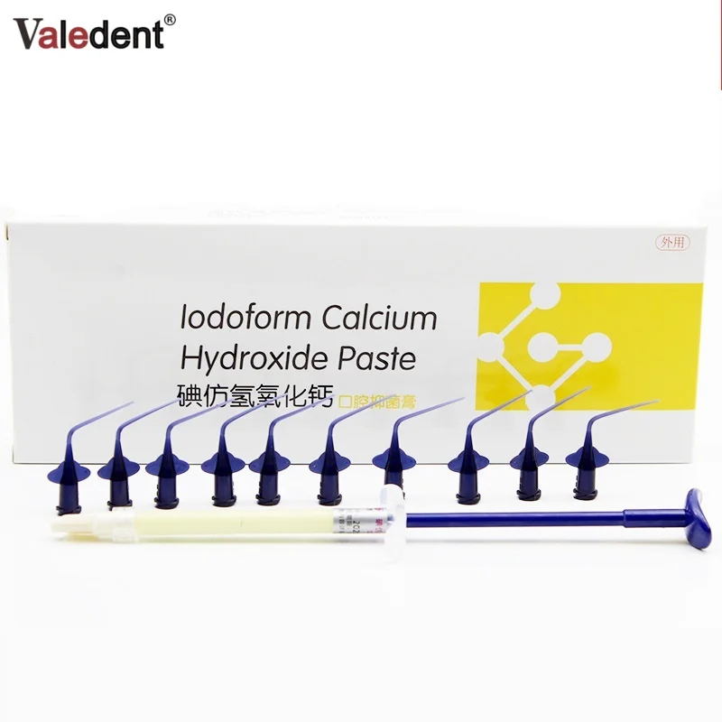 2g/Syringe Dental Iodoform Calcium Hydroxide Oral Antibacterial Paste Oral Antibacterial Cream Root Canal Materials