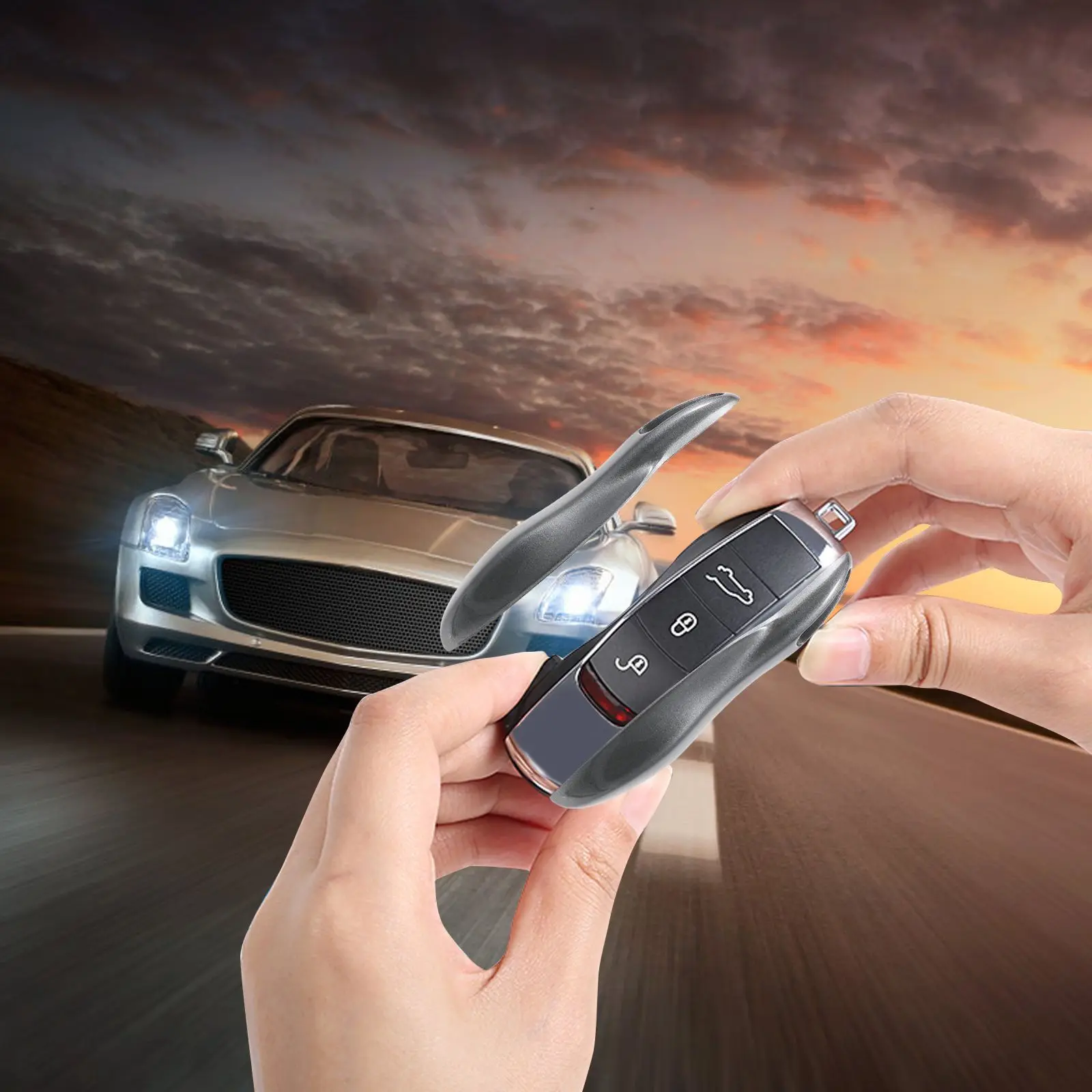 

1Pcs Protective Car Key Holder High Strength Damage Prevention Easy to Use Affordable