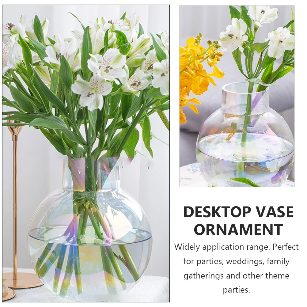 

Vases Clear Flower Unique Modern Propagation Decorative Creative Hydroponic Glass