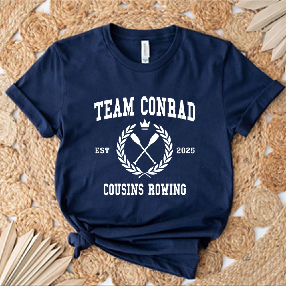 الصيف تحولت جميلة تي شيرت TSITP فريق كونراد تي شيرت الشاطئ الصيف فيبي التي شيرت الشارع الشهير العصرية الجرافيك المحملة قصيرة الأكمام